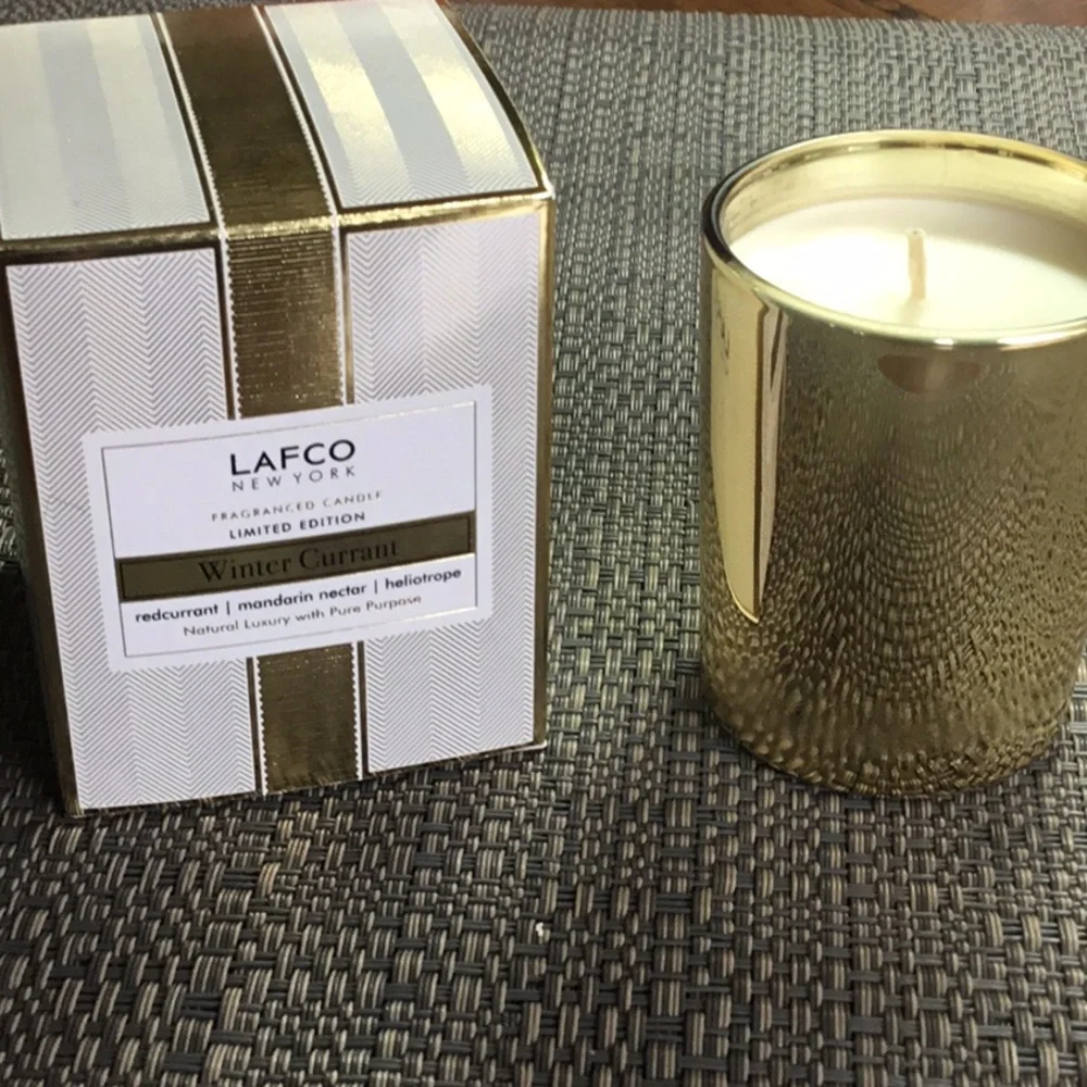 NEW in boxes. Bundle of 3 Lafco Winter Currant Votives - Picture 1 of 10